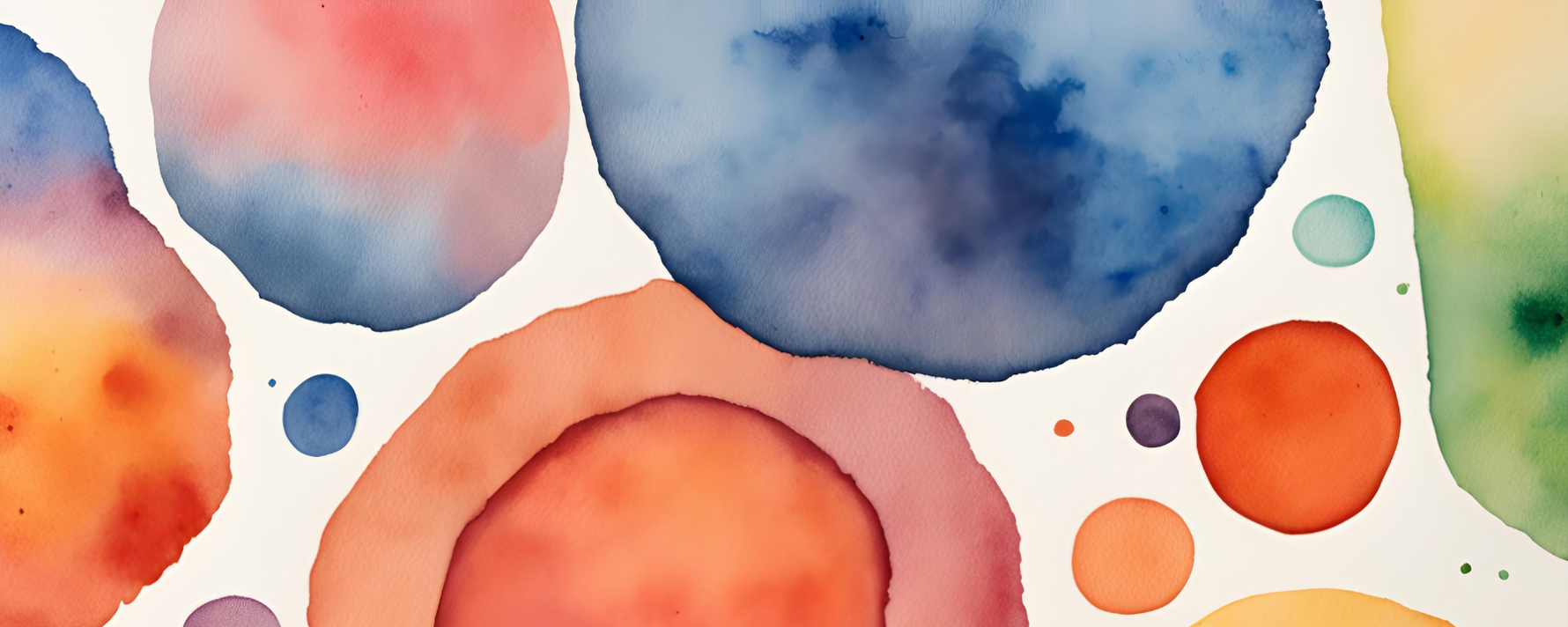 Abstraktes Bild als Darstellung von Mikroorganismen