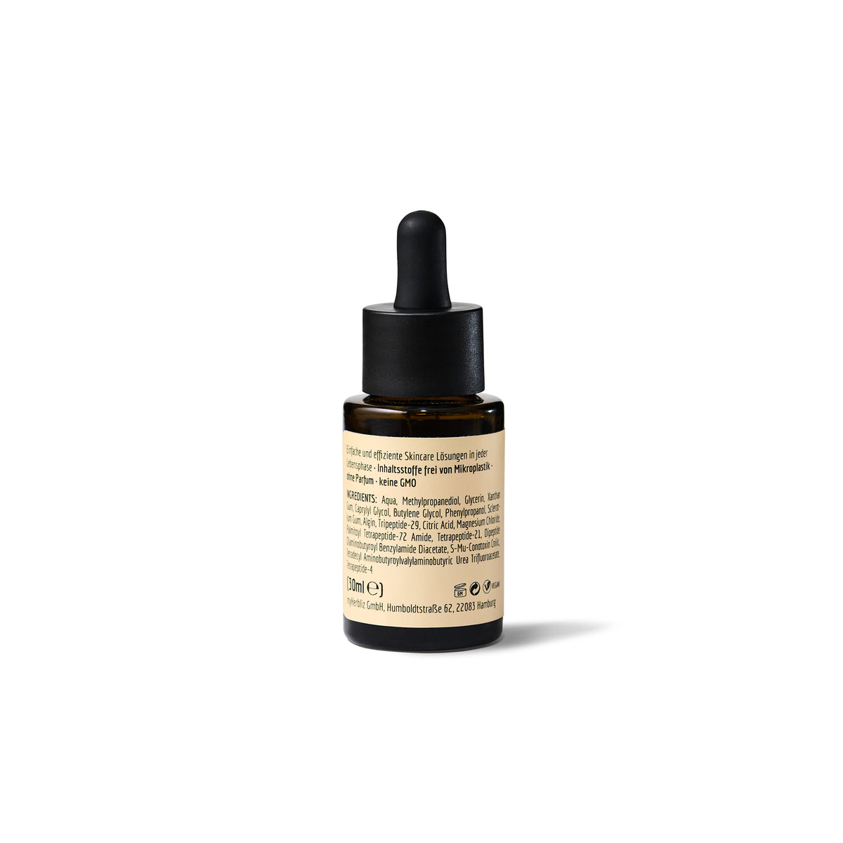 Radiance Serum Flasche Rückseite