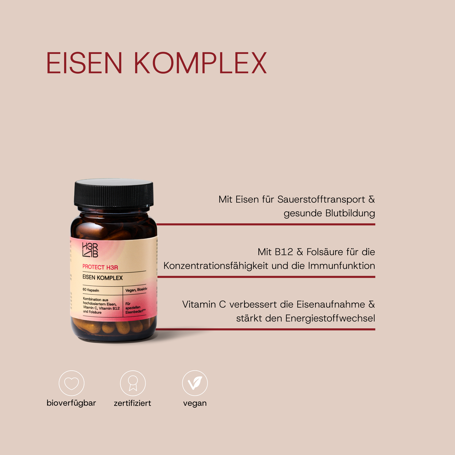 EISEN KOMPLEX (60 Kapseln)