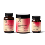 H3R LAB Energie, Leistung und Kraft Bundle mit Nahrungsergänzungsmitteln in schwarzer Verpackung, praktische Ergänzung für Fitness und Energie