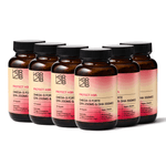Omega-3 Forte von H3R LAB, gelbe Kapseln in einer weißen Dose, Omega-3-Fischöl-Ergänzung für Gesundheit und Wohlbefinden