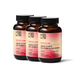 Omega-3 Forte von H3R LAB, close-up auf die Omega-3 Kapseln in einer Blisterpackung, gesundheitsfördernde Fischölpräparate