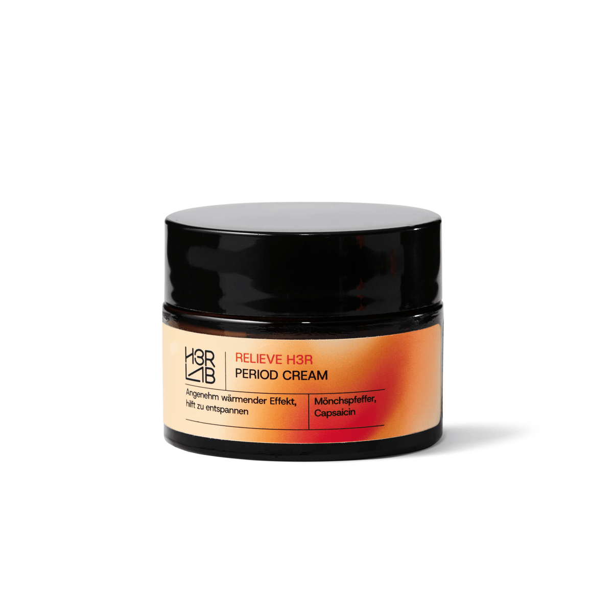 H3R LAB Periodencreme mit Mönchspfeffer, 50ml, cremige Textur für hormonelle Balance bei Frauen.