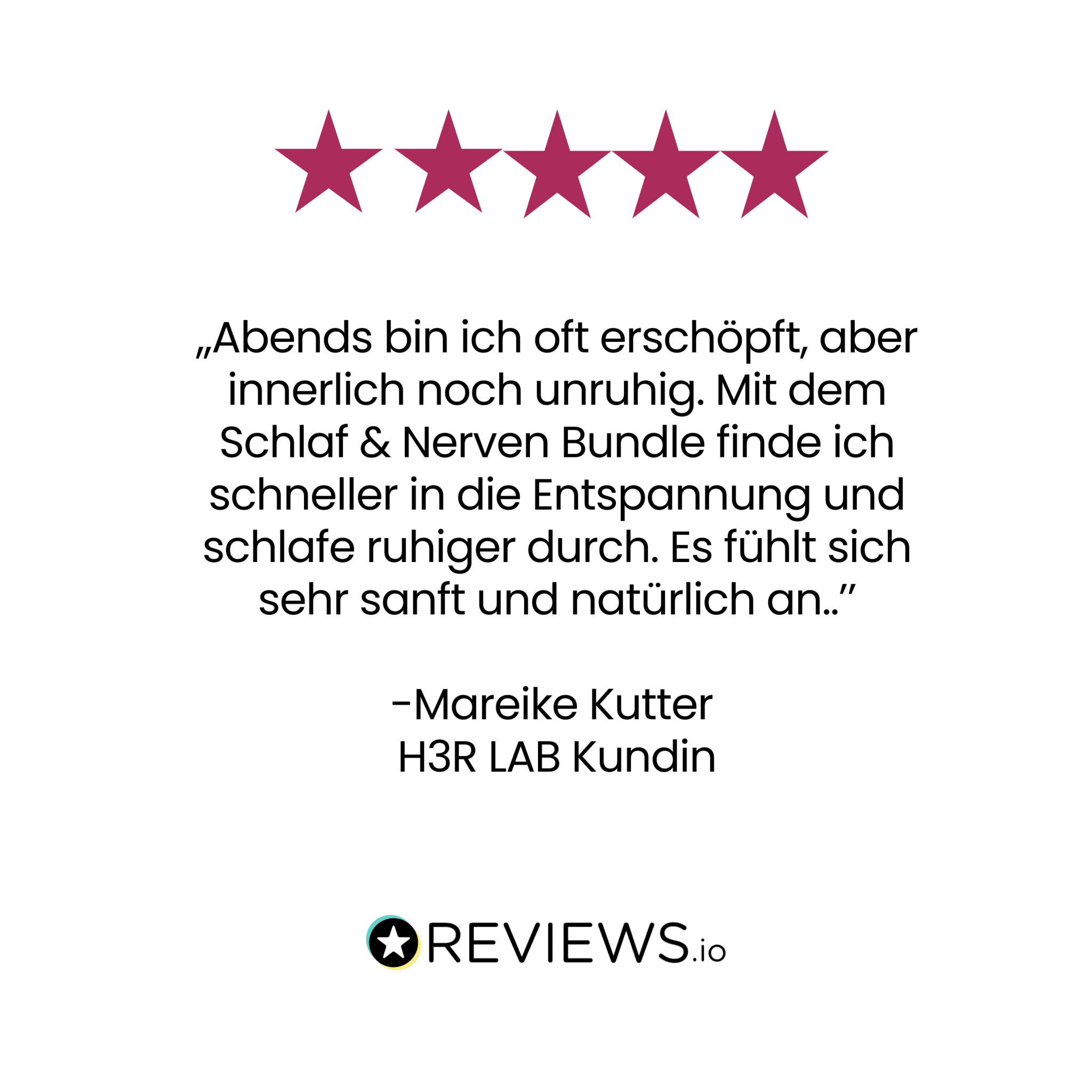 H3R LAB Schlaf und Nerven Balance Bundle mit natürlichen Nahrungsergänzungen für besseren Schlaf und nervenstärkende Unterstützung.