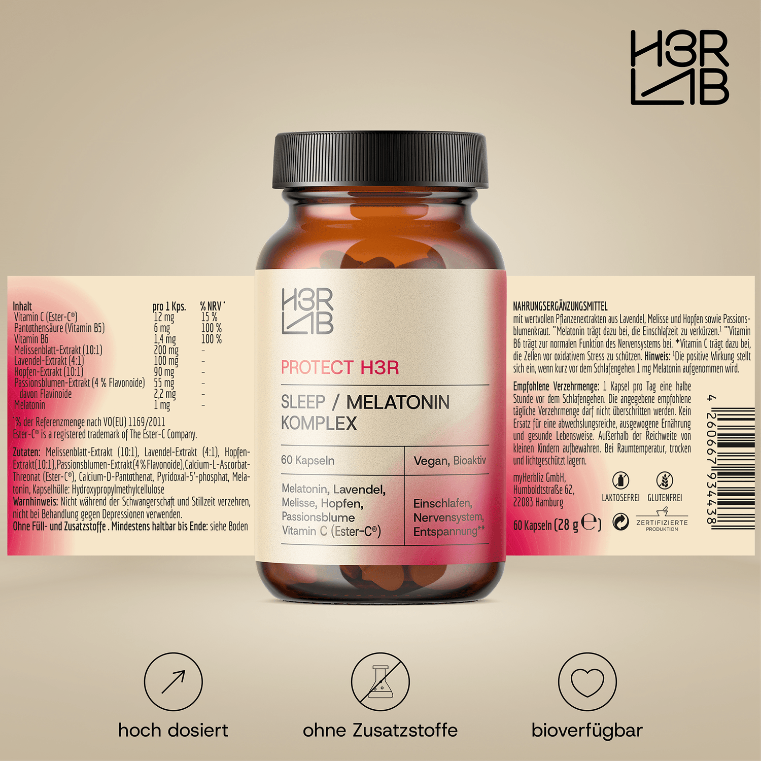 Sleep / Melatonin Komplex (0.5mg & 1mg) - H3R LAB