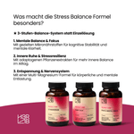 H3R LAB Stress Balance Bundle mit entspannenden Produkten, ideal für Stressabbau und Wohlbefinden.