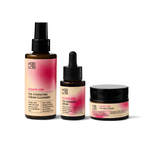 H3R LAB Radiance Bundle mit Hautpflegeprodukten, strahlend und gepflegt, auf weißem Hintergrund sichtbar