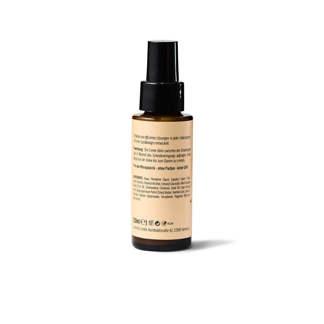 Vaginalcreme mit Inulin von H3R LAB in 50 ml Flasche, Feuchtigkeitscreme für die intime Pflege, natürliche Inhaltsstoffe