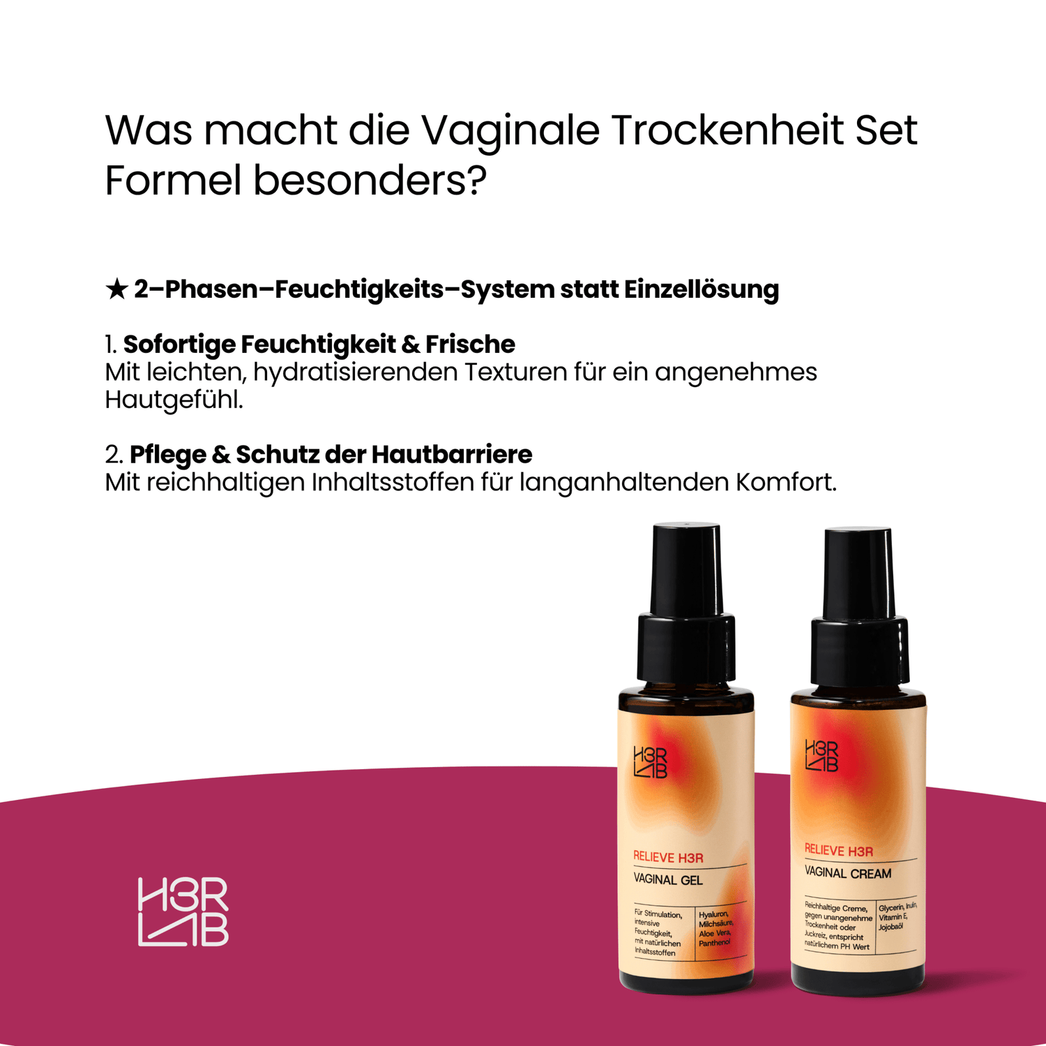 Hilfe bei vaginaler Trockenheit sanfte Lsungen | H3R LAB Hilfe bei vaginaler Trockenheit sanfte Lsungen | H3R LAB