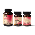 H3RLAB Zyklus- und Darm-Balance Bundle, natürliche Ergänzung zur Unterstützung von Zyklus und Verdauung, abgebildet in der Verpackung